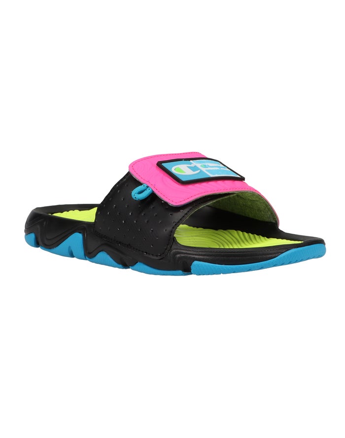 Chanclas Champion Hombre - Hyper C Wave ( Amarillo/Rosas ) 1697853-IS